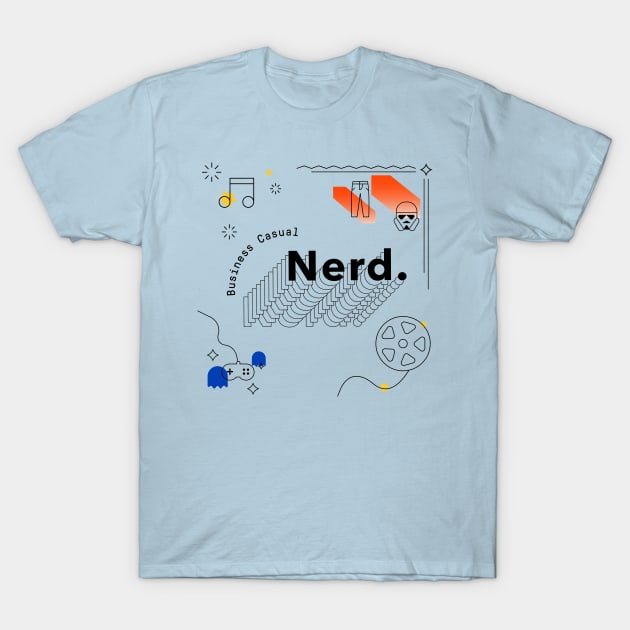 Business Casual Nerd Podcast Cover T-Shirt by Business Casual Nerd